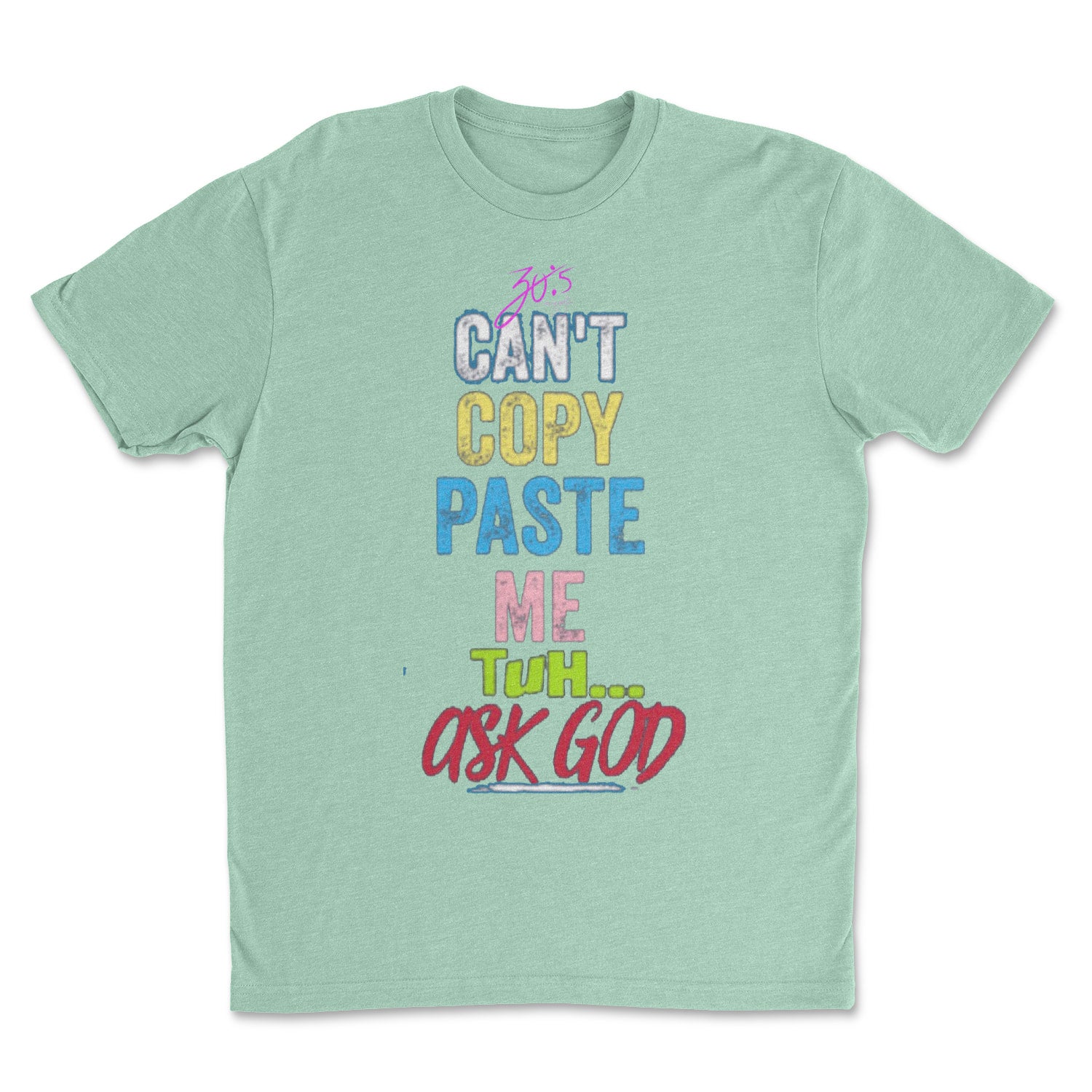 COPY/PASTE OVERSIZED TEE (Mint Green) (WOMEN’S) | Thirty and Five ...